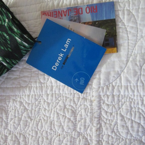 Derek Lam Design Nation Dress M Shirt Green Woodgrain Print NO BELT - Picture 4 of 9